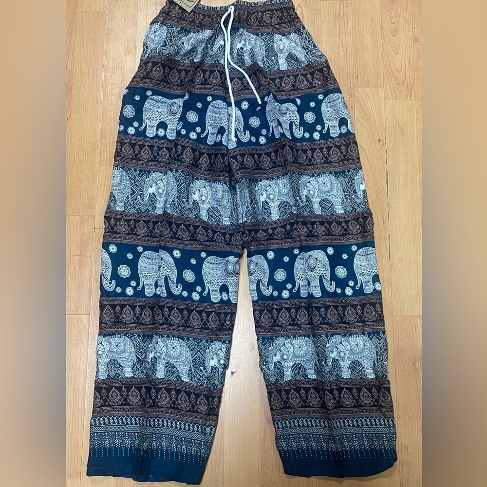 Elephant Boho Hippie Women’s Festival One Size Pants